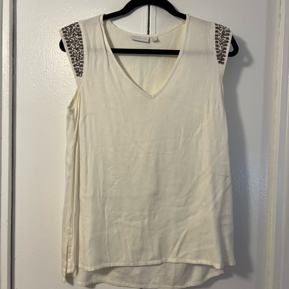 Cap Sleeve Embellished Top